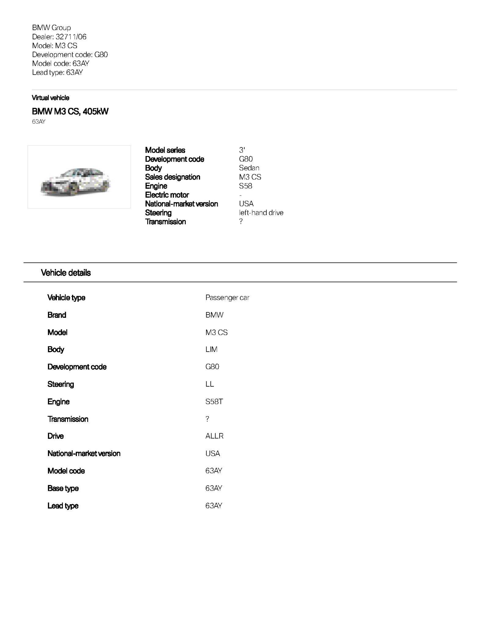 2024 BMW M3 CS Confirmed With xDrive and 543 hp BimmerFile